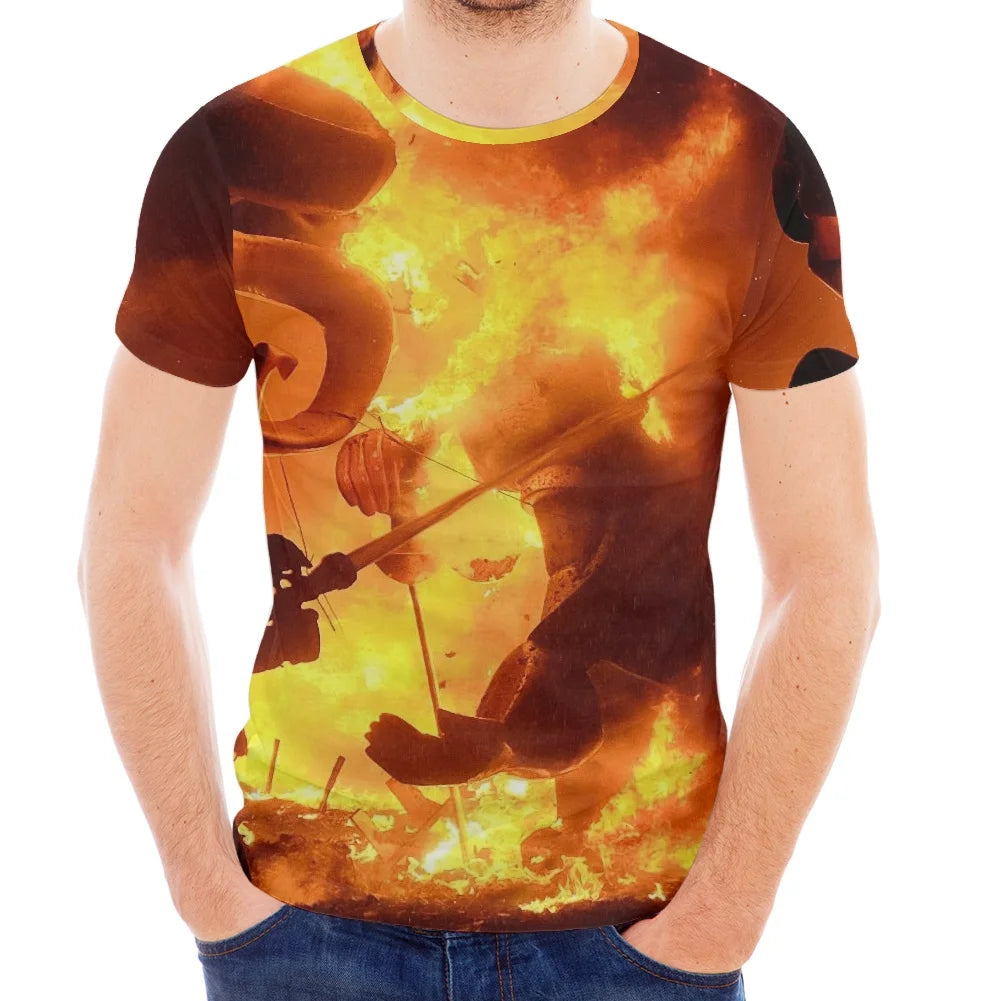 T Shirts Kids Anime Shirt O Neck Graphic Boys Summer Clothing Costume Male Clot