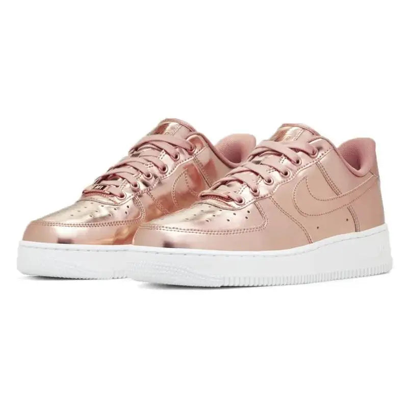 Nike Air Force 1 Low Metallic Bronze Women's Sneakers Shoes Original Box