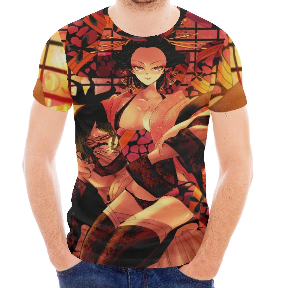 T Shirts Kids Anime Shirt O Neck Graphic Boys Summer Clothing Costume Male Clot