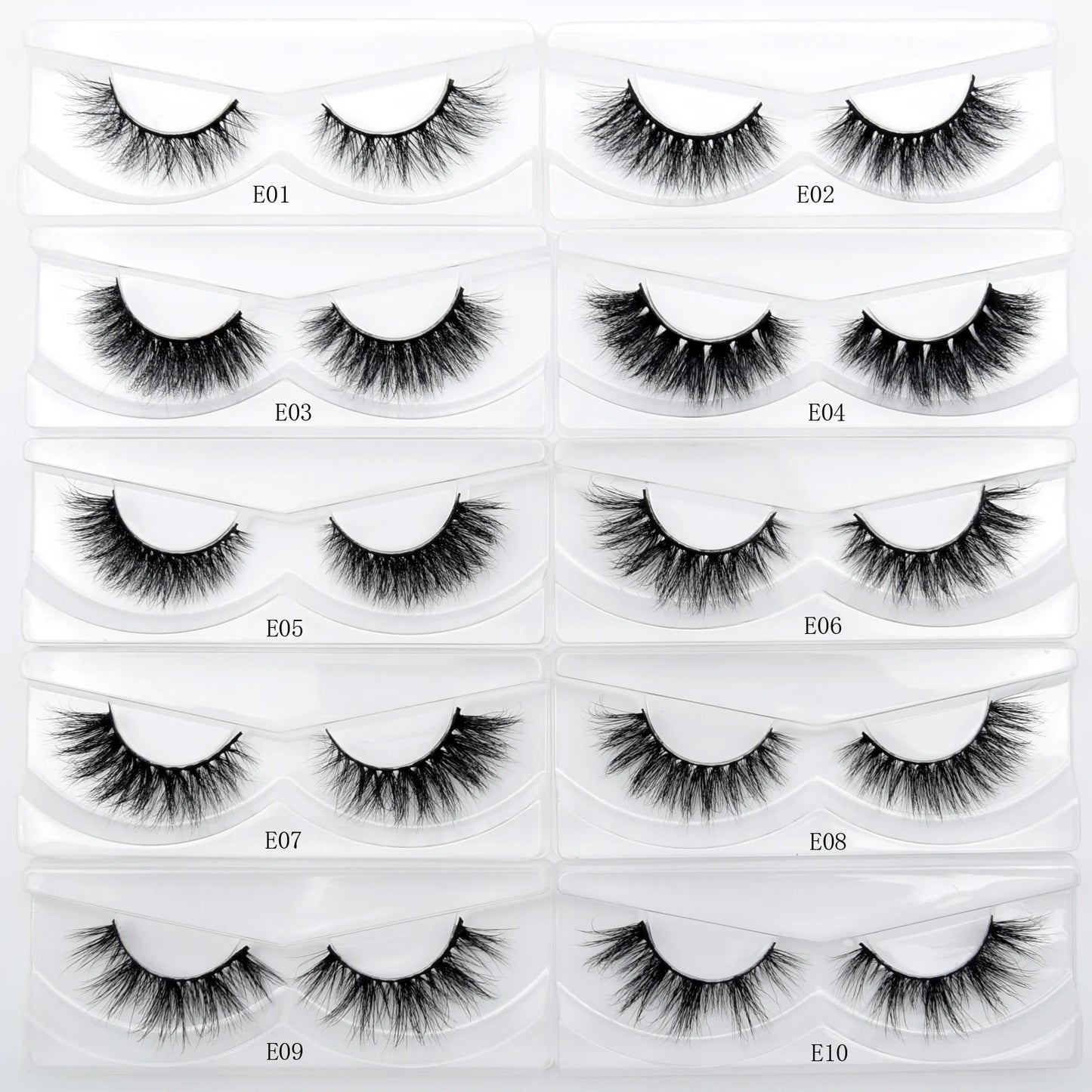 Mink Eyelashes Hand Made Crisscross False Eyelashes Cruelty for Makeup Tools