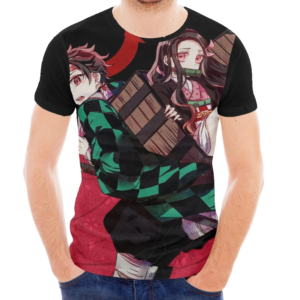 T Shirts Kids Anime Shirt O Neck Graphic Boys Summer Clothing Costume Male Clot