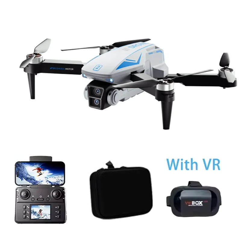 New 2025 M2 Drone 8K Professinal With 1080P Wide Angle HD Camera RC Quadcopter Foldable Helicopter WIFI FPV Height Hold Gift Toy