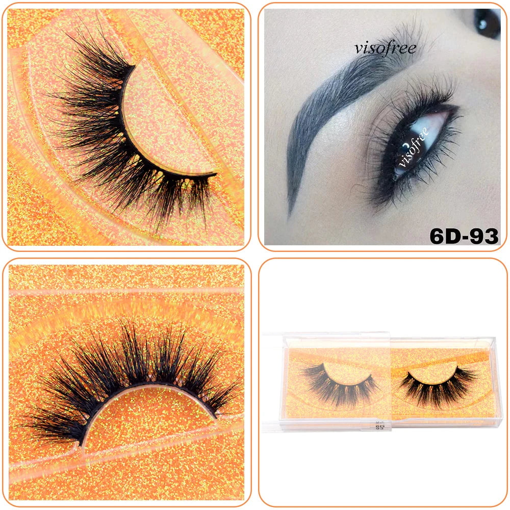 Mink Eyelashes Hand Made Crisscross False Eyelashes Cruelty for Makeup Tools