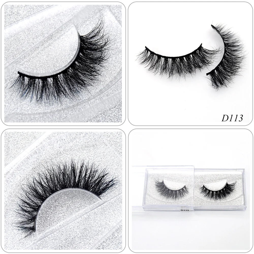 Mink Eyelashes Hand Made Crisscross False Eyelashes Cruelty for Makeup Tools