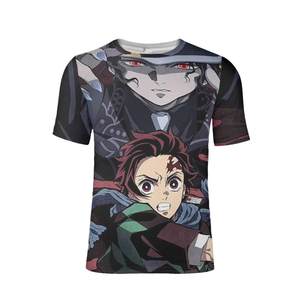 T Shirts Kids Anime Shirt O Neck Graphic Boys Summer Clothing Costume Male Clot