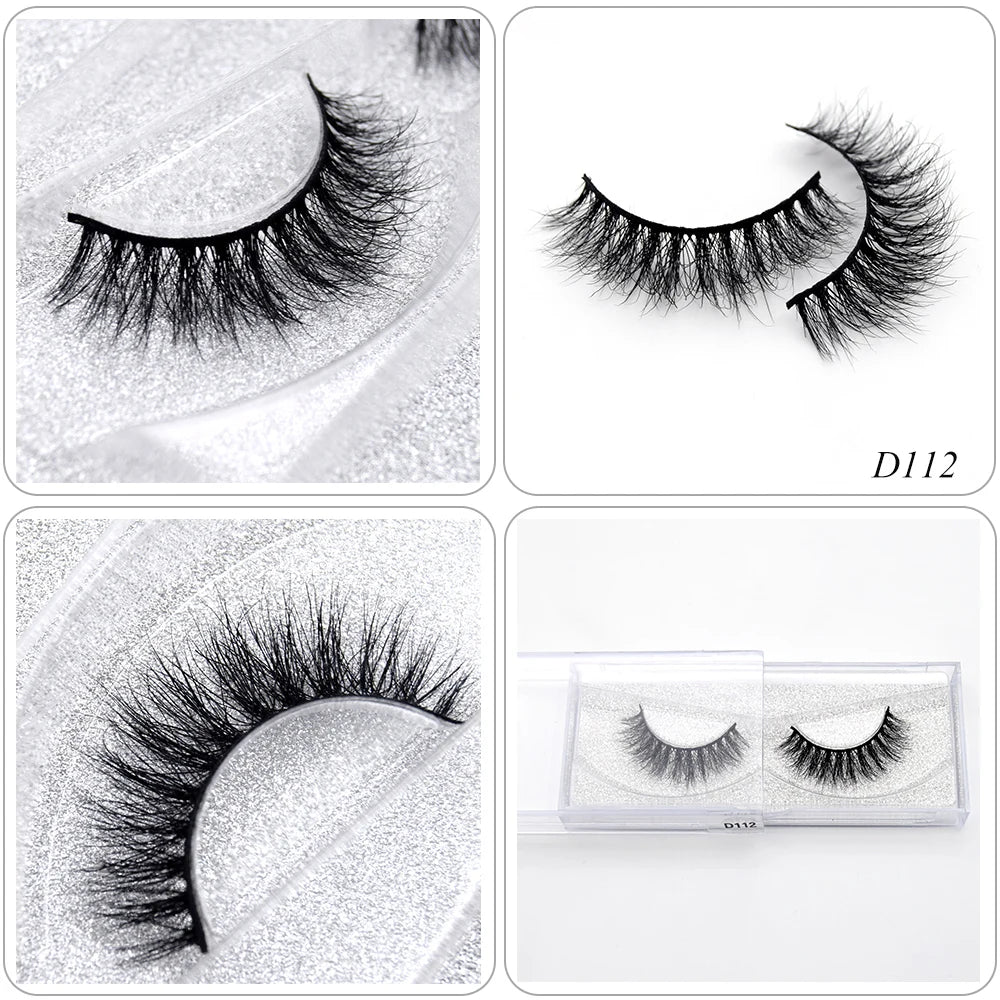 Mink Eyelashes Hand Made Crisscross False Eyelashes Cruelty for Makeup Tools