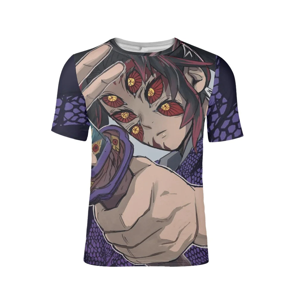 T Shirts Kids Anime Shirt O Neck Graphic Boys Summer Clothing Costume Male Clot