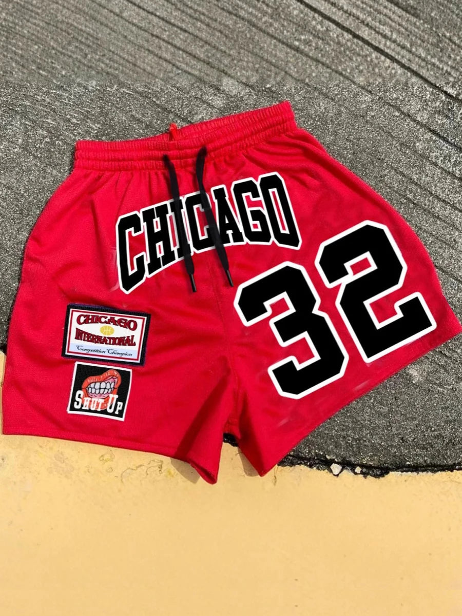 Men's summer fashionable and casual shorts with vibrant eye - catching