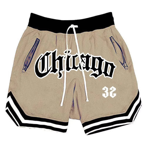 Chicago Basketball Shorts Men's Casual Sports Shorts Breathable