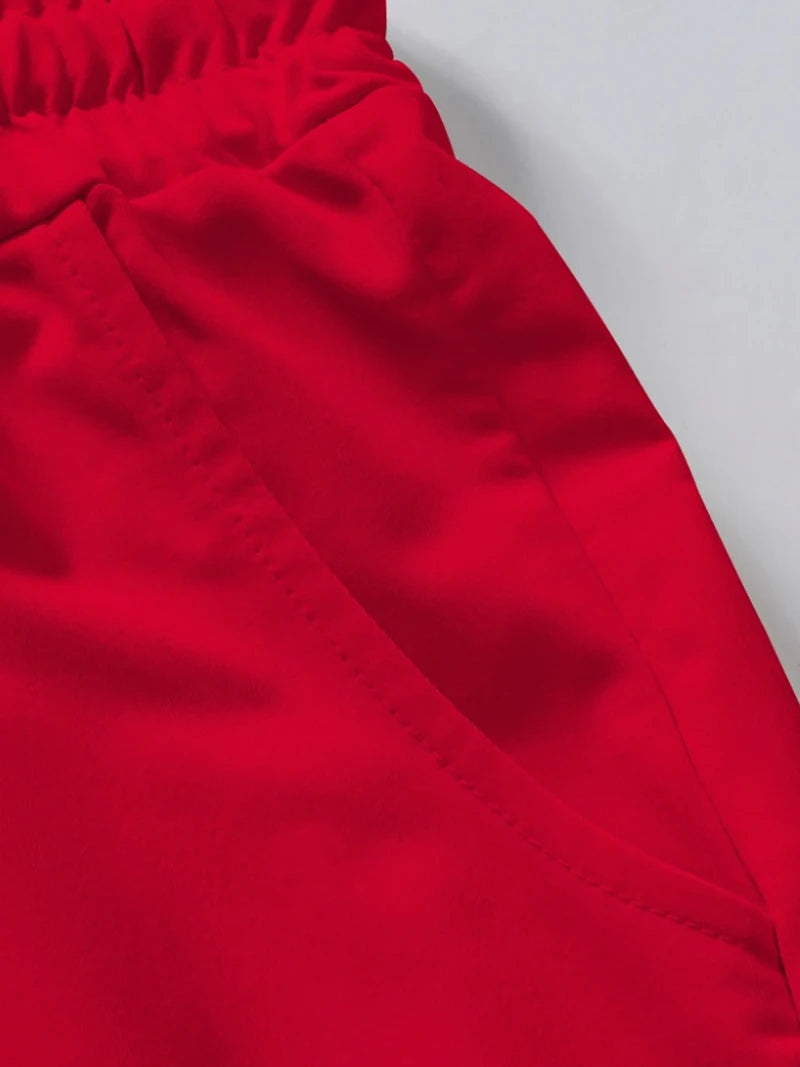 Men's summer fashionable and casual shorts with vibrant eye - catching