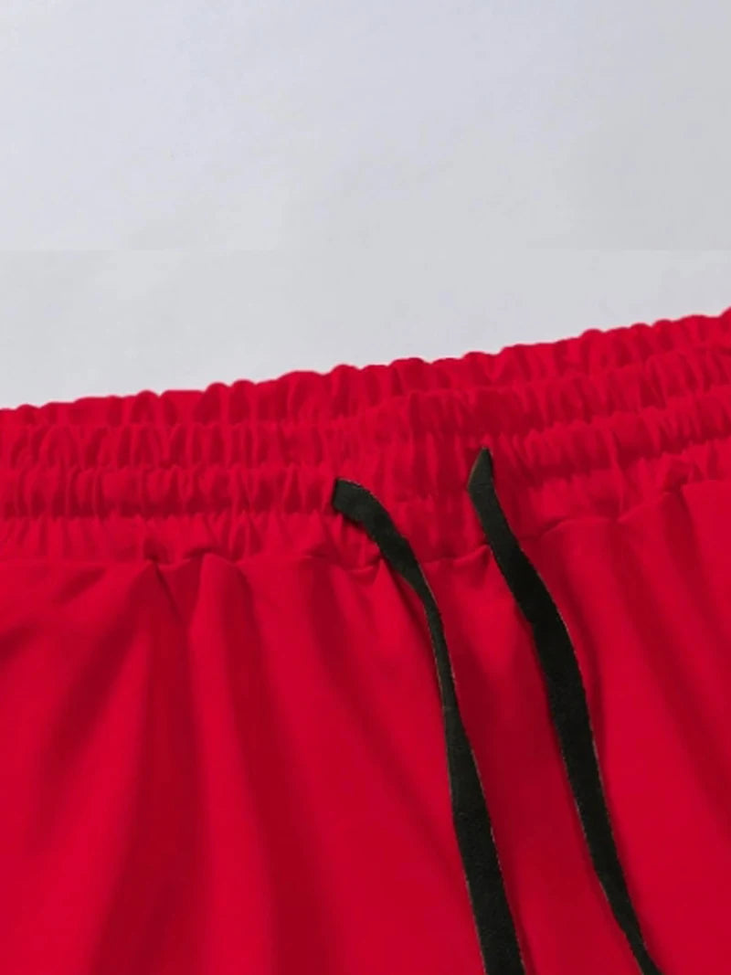 Men's summer fashionable and casual shorts with vibrant eye - catching