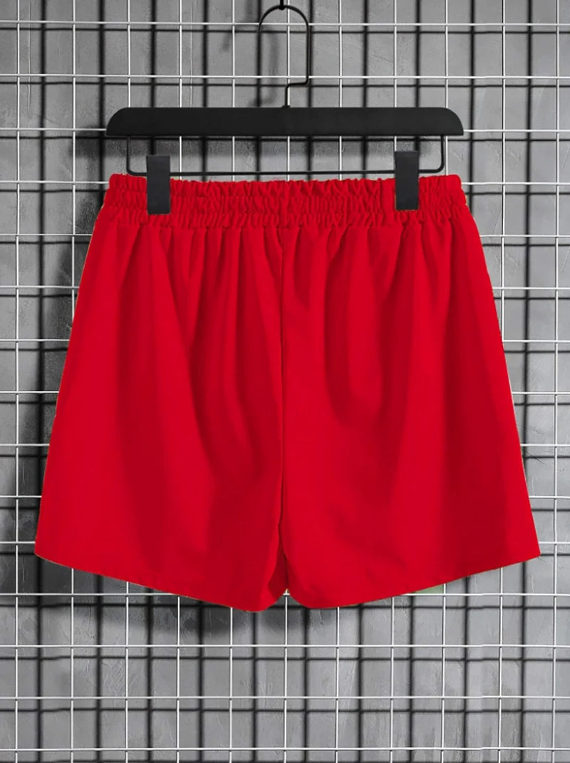 Men's summer fashionable and casual shorts with vibrant eye - catching