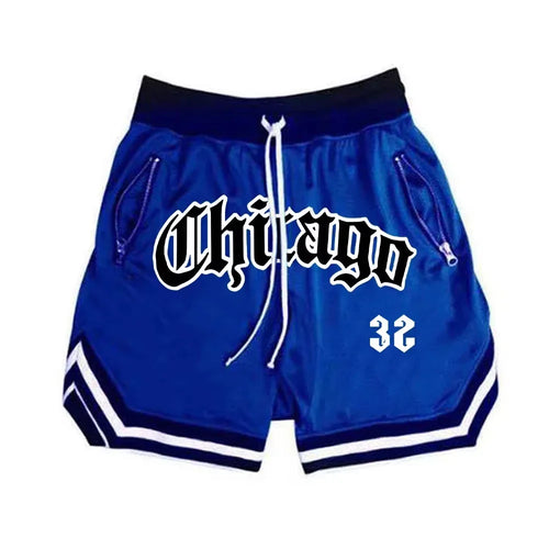 Chicago Basketball Shorts Men's Casual Sports Shorts Breathable