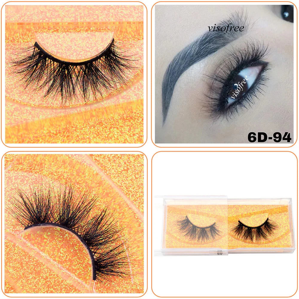 Mink Eyelashes Hand Made Crisscross False Eyelashes Cruelty for Makeup Tools