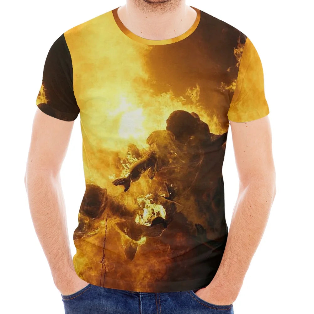 T Shirts Kids Anime Shirt O Neck Graphic Boys Summer Clothing Costume Male Clot