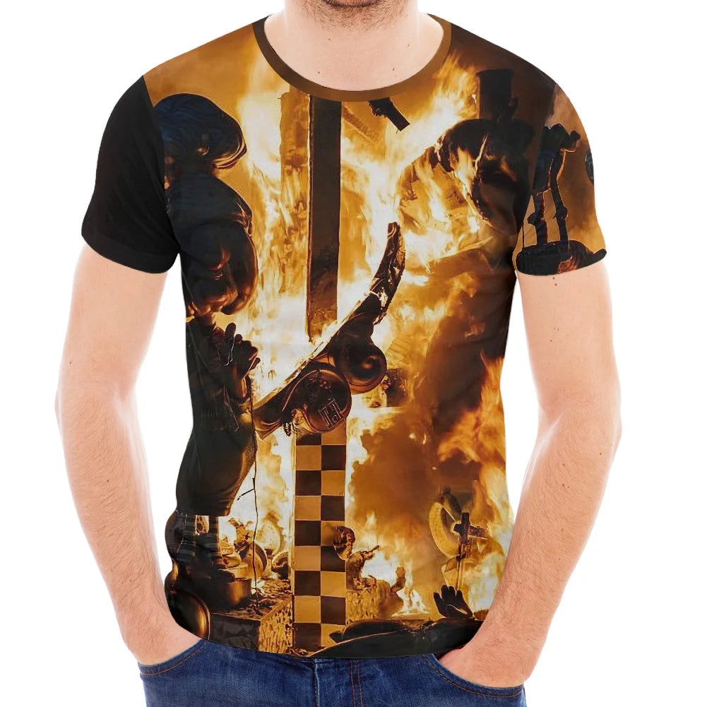 T Shirts Kids Anime Shirt O Neck Graphic Boys Summer Clothing Costume Male Clot