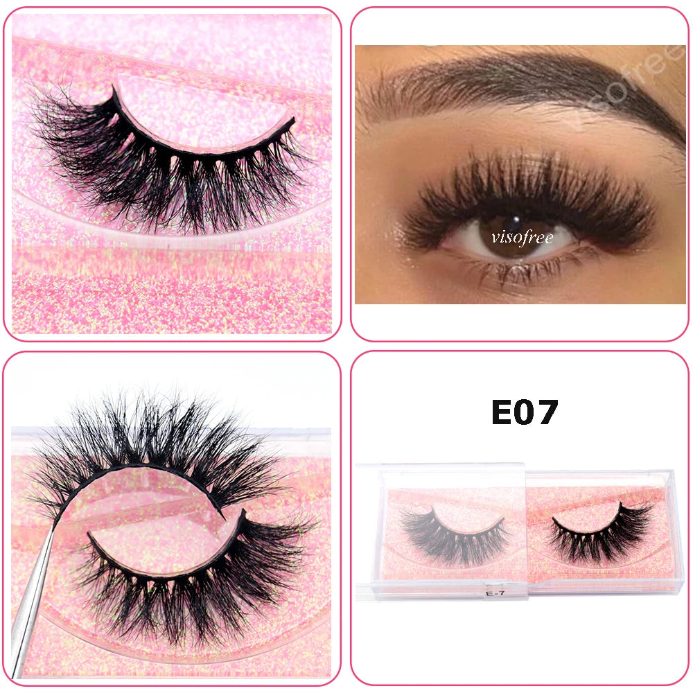 Mink Eyelashes Hand Made Crisscross False Eyelashes Cruelty for Makeup Tools