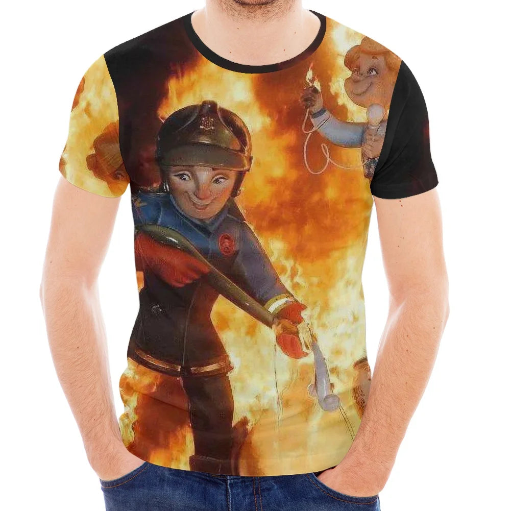 T Shirts Kids Anime Shirt O Neck Graphic Boys Summer Clothing Costume Male Clot