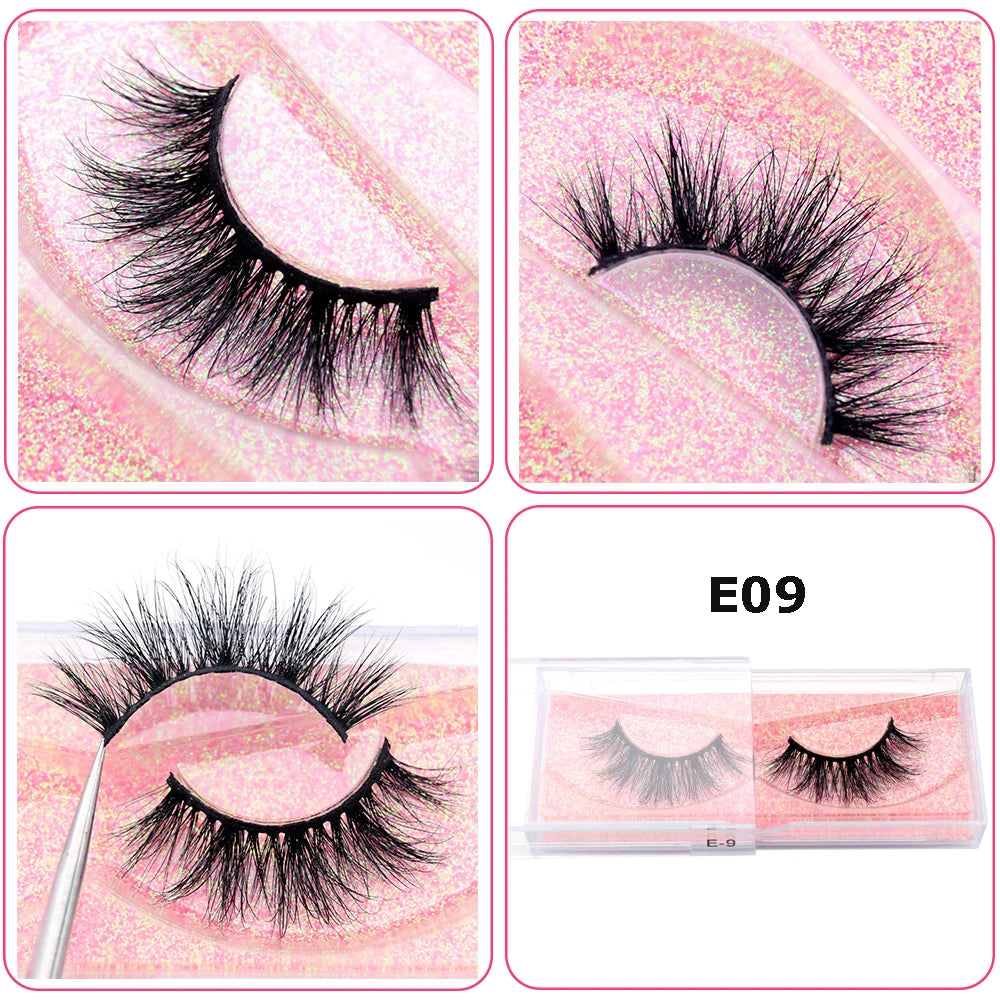 Mink Eyelashes Hand Made Crisscross False Eyelashes Cruelty for Makeup Tools