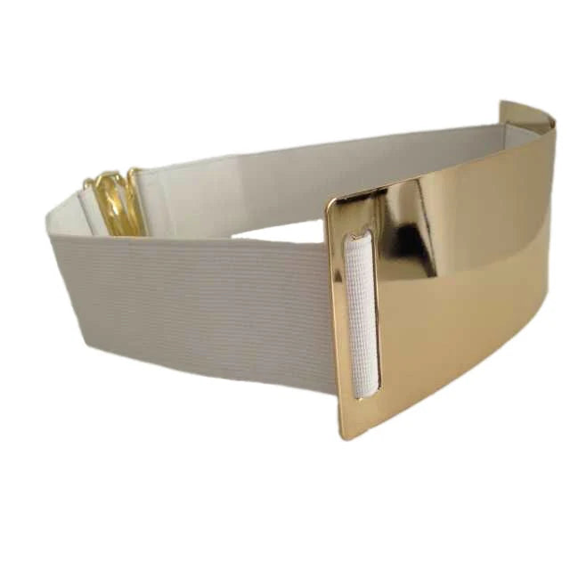 Belts for Woman Gold Silver Brand Belt Classy Elastic Ceinture Femme 5 Color