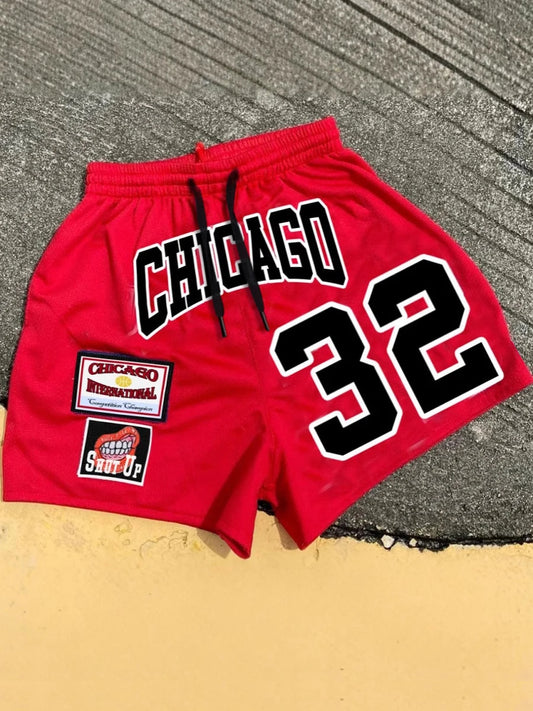 Men's summer fashionable and casual shorts with vibrant eye - catching