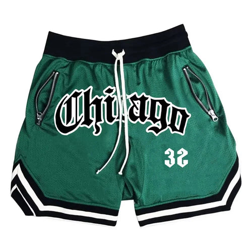 Chicago Basketball Shorts Men's Casual Sports Shorts Breathable