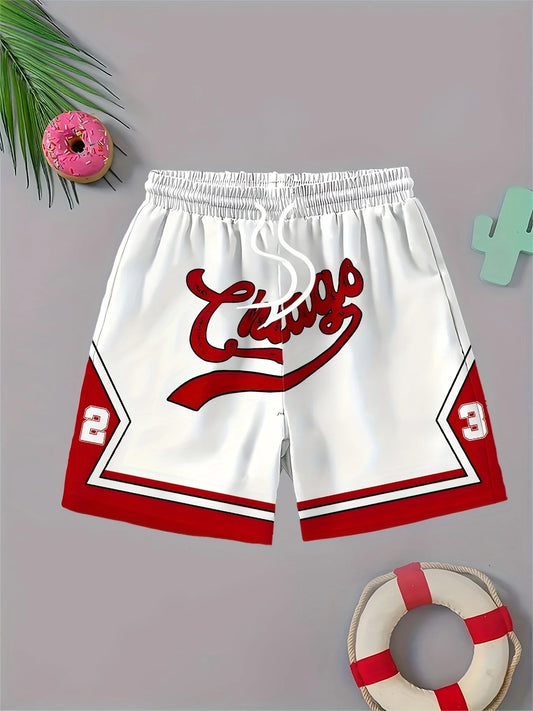The 2025 summer new Chicago basketball sports shorts outdoor