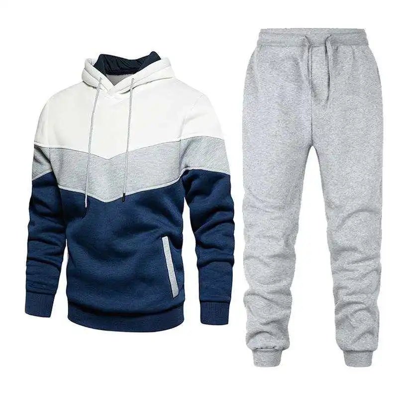 Hoodie+pants Pieces Casual Tracksuit Male Sportswear Brand Clothing Sweat Suit