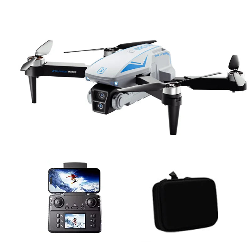 New 2025 M2 Drone 8K Professinal With 1080P Wide Angle HD Camera RC Quadcopter Foldable Helicopter WIFI FPV Height Hold Gift Toy