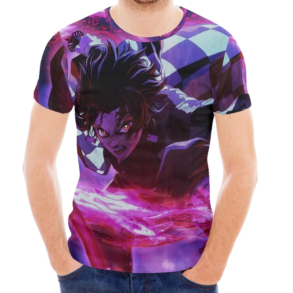 T Shirts Kids Anime Shirt O Neck Graphic Boys Summer Clothing Costume Male Clot