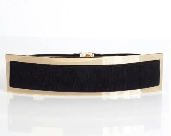 Belts for Woman Gold Silver Brand Belt Classy Elastic Ceinture Femme 5 Color